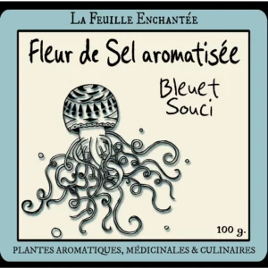 Fleur de Sel aromatisée Bleuet / Souci