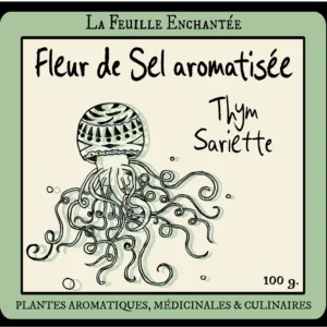 Fleur de sel aromatisée Thym / Sariette